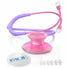 Pink Stethoscope MDF Instruments Acoustica Lightweight Dual Head Cher Light Purple and Pinkore
