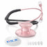 Stethoscope MDF Instruments Acoustica Lightweight Dual Head NoirNoir Black and Rose Gold