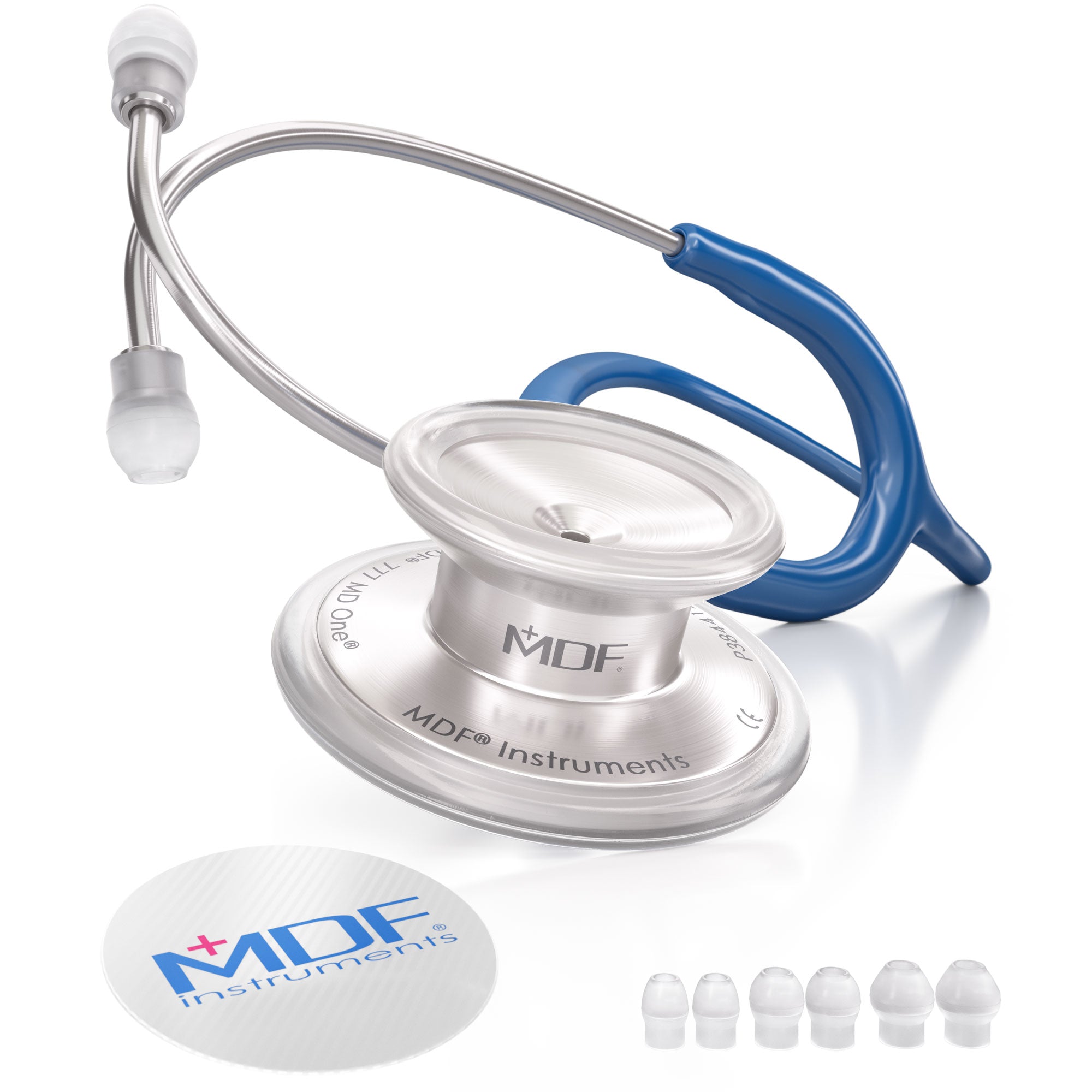 Stethoscope MDF Instruments MD One Stainless Steel Adult Dual Head Maliblu Royal Blue