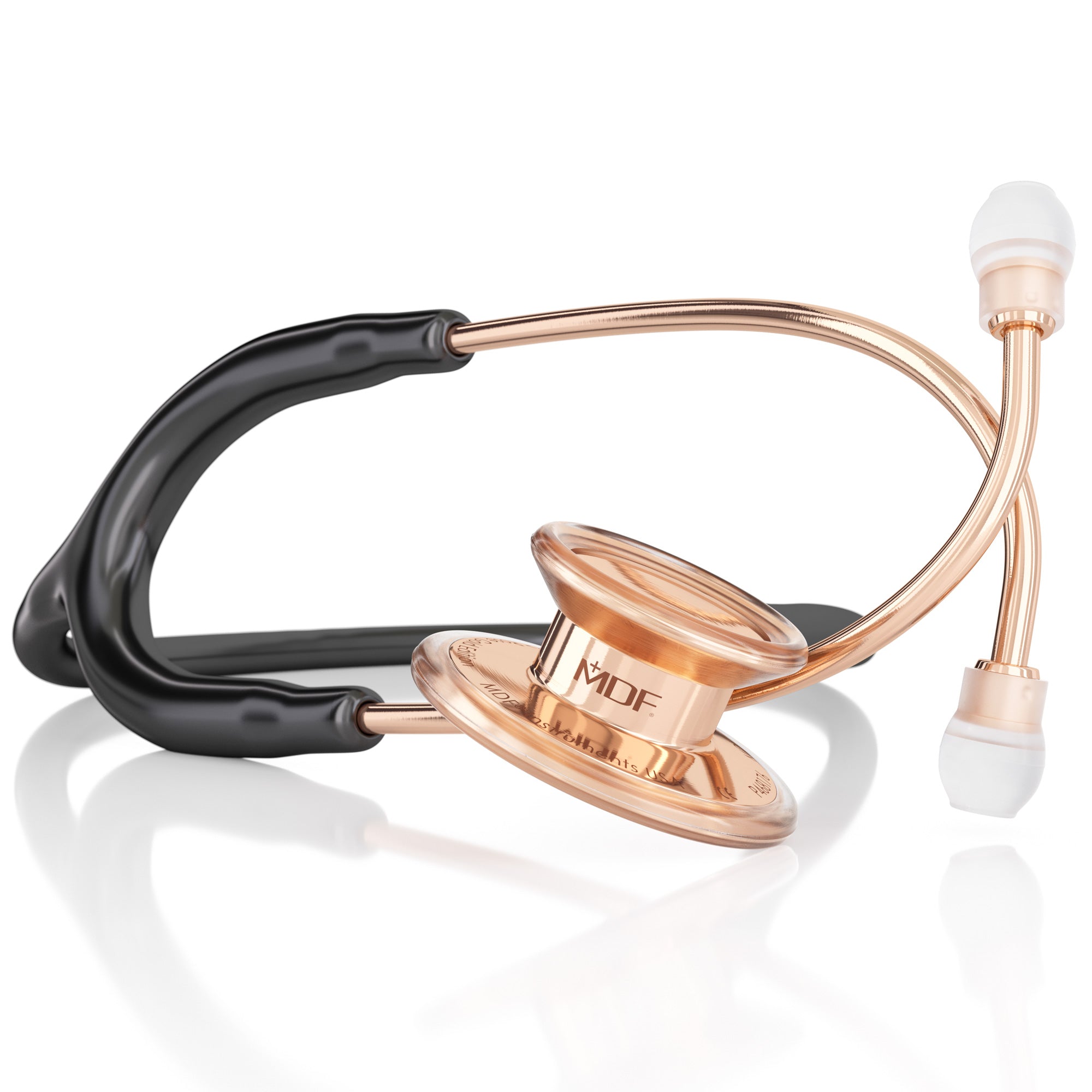 Rose Gold Stethoscope MDF Instruments MD One NoirNoir Black