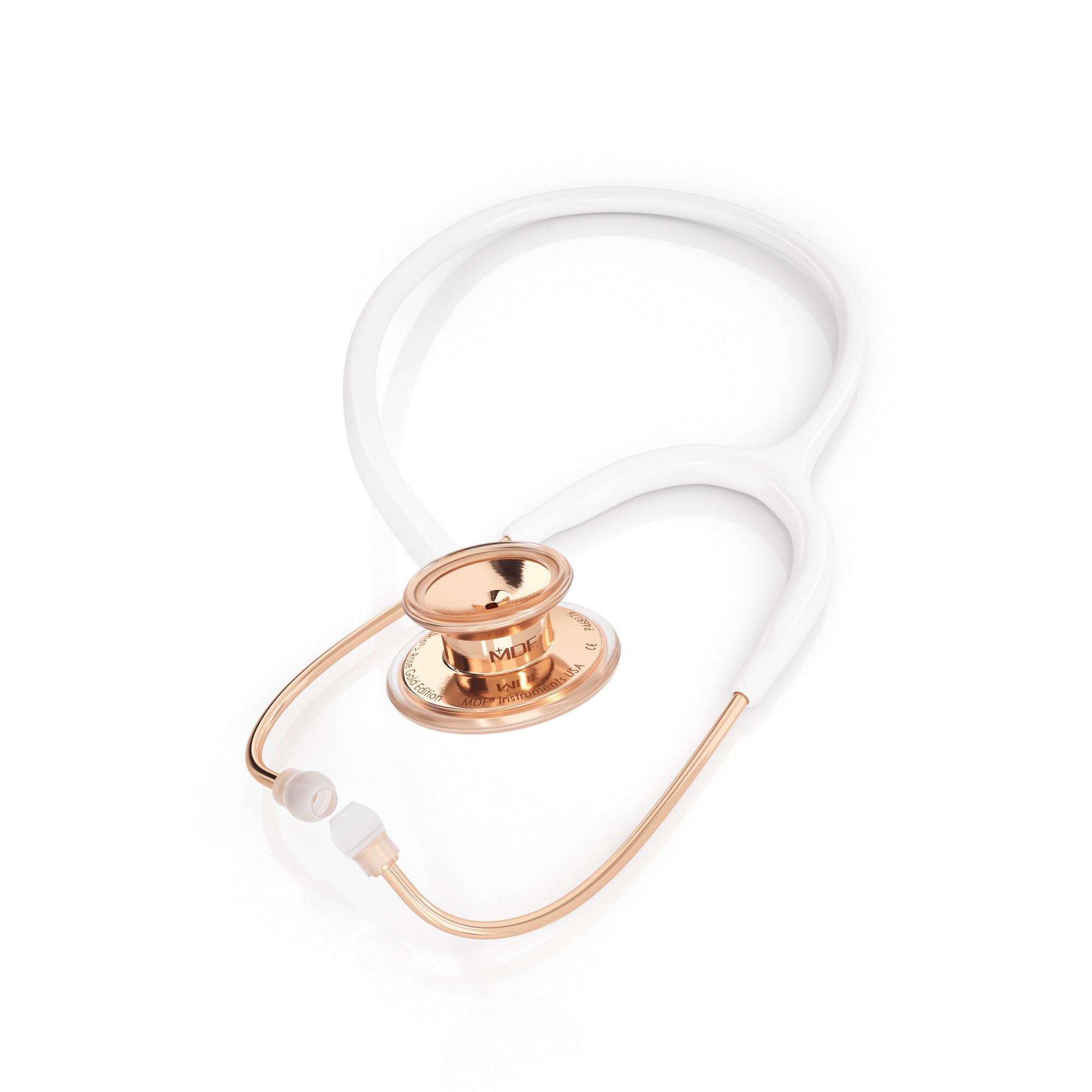 Rose Gold Stethoscope MDF Instruments MD One BlaBlanc White