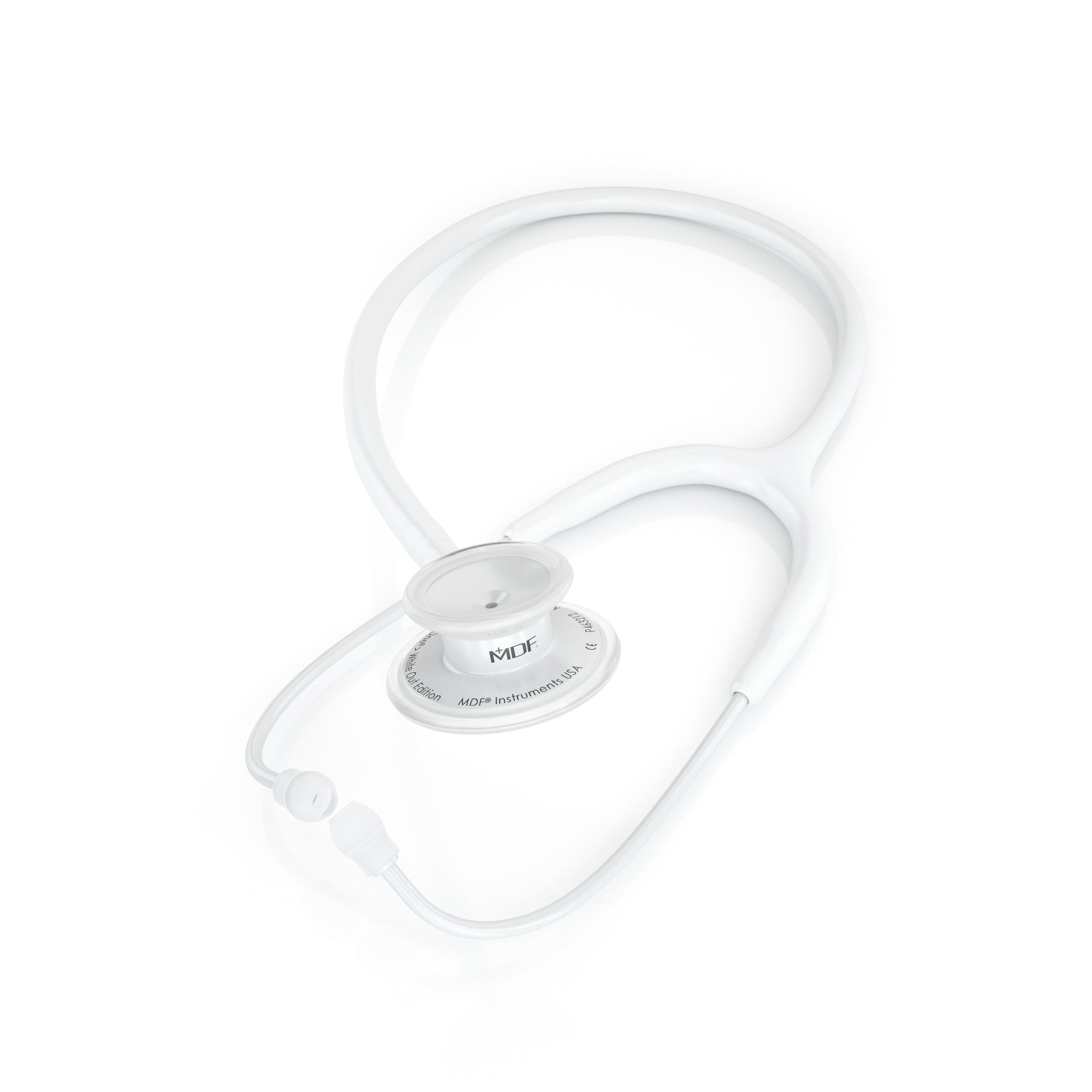 Stethoscope MDF Instruments MD One® Adult Stainless Steel White WhiteOut