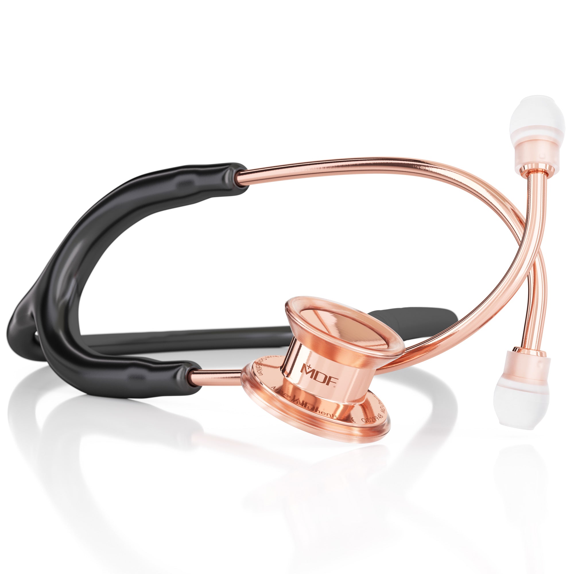 MD One® Pediatric Stethoscope - Black/Rose Gold