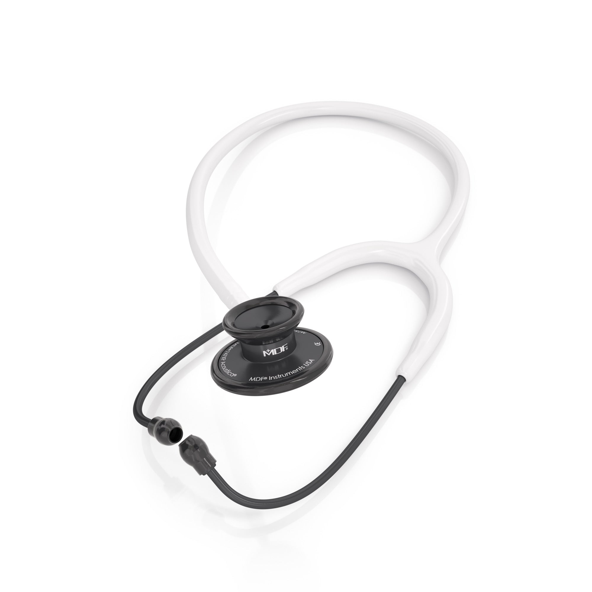 Stethoscope MDF Instruments Acoustica Lightweight Dual Head Black and White