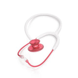 Acoustica® Stethoscope - White/Red