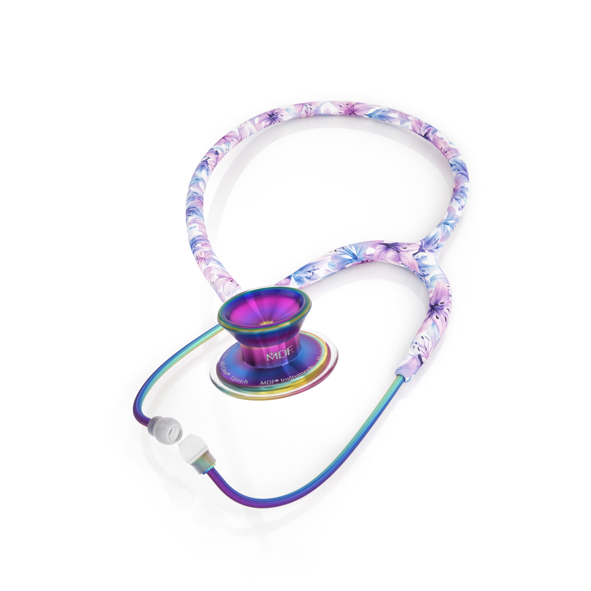 Stethoscope MDF Instruments MD One Epoch Titanium Flower Print Monet and Kaleidoscope