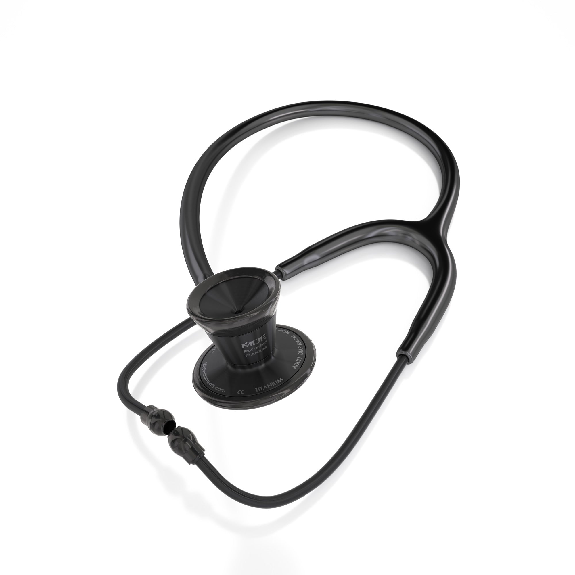 ProCardial® Titanium Cardiology Stethoscope - Black/BlackOut - MDF Instruments