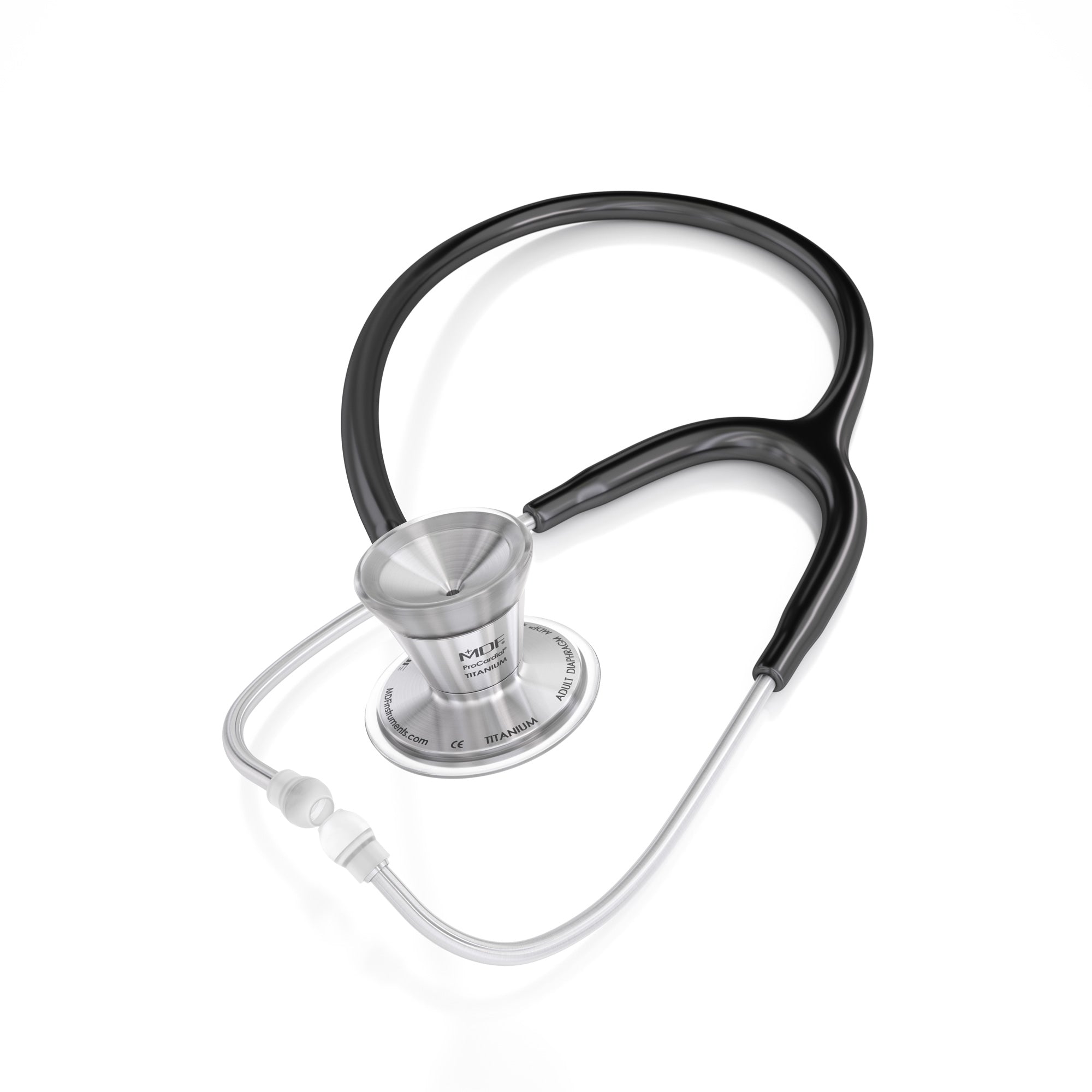 ProCardial® Stainless Steel Cardiology Stethoscope - Black - MDF Instruments