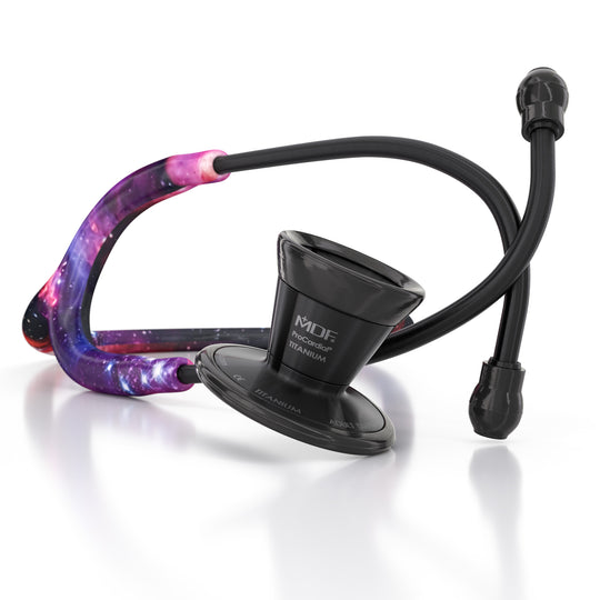 Stethoscope MDF Instruments ProCardial Titanium Mprint Galaxy BlackOut