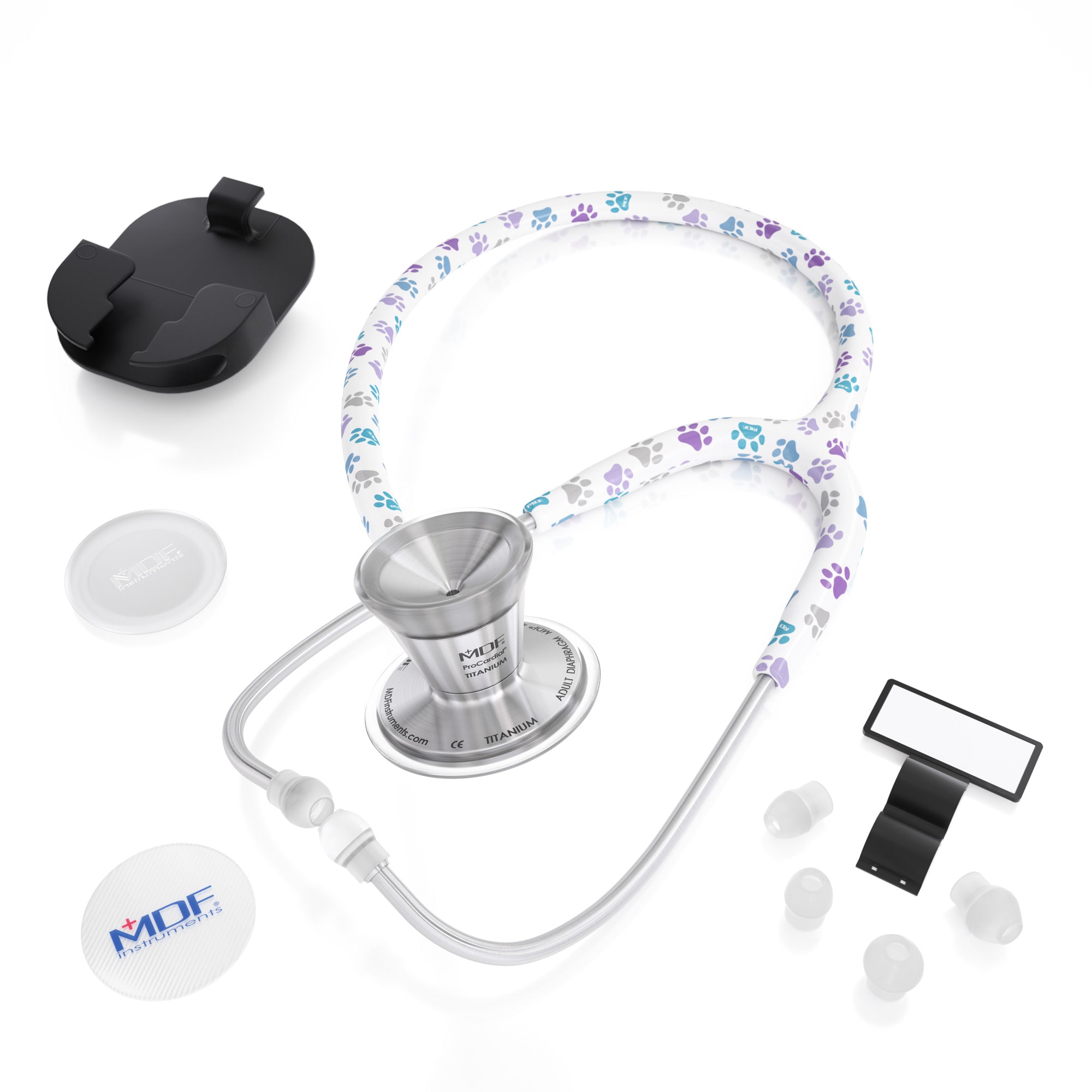 ProCardial® Titanium Cardiology Stethoscope - Paws