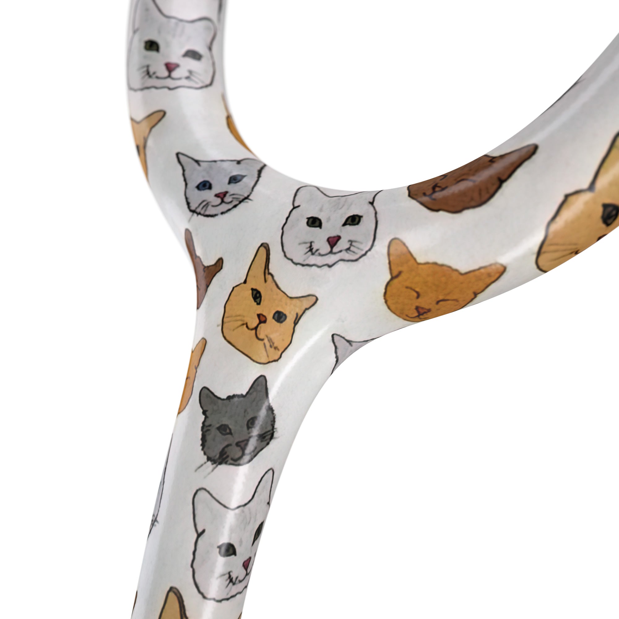 ProCardial® Titanium Cardiology Stethoscope - Purrfect (Cat Print) Tube