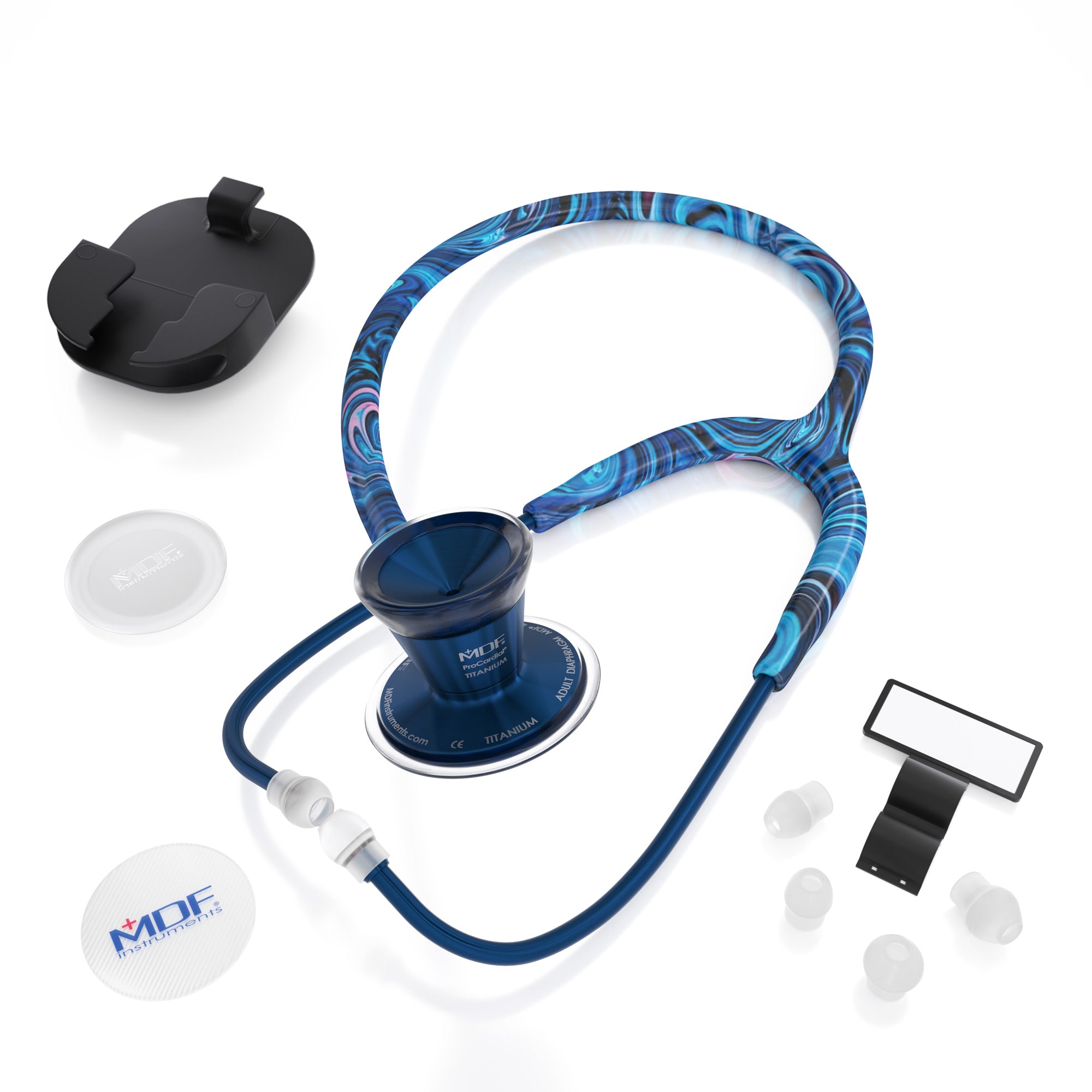 ProCardial® Titanium Cardiology Stethoscope - Starry Night/Capridium - MDF Instruments