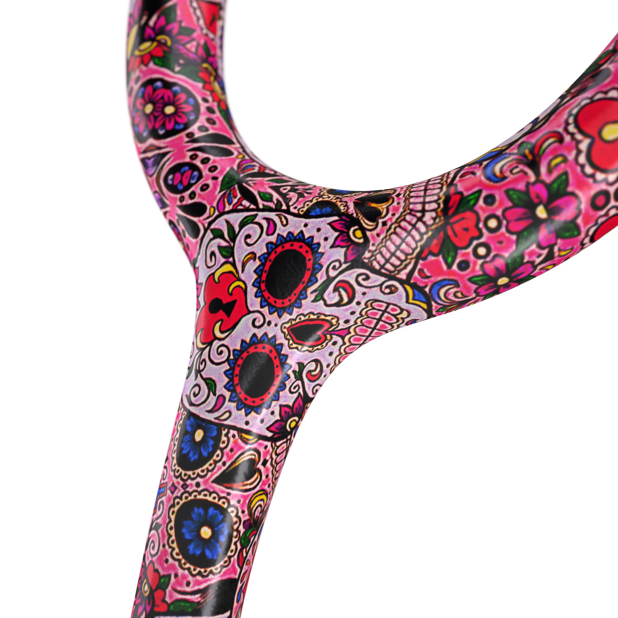 ProCardial® Titanium Cardiology Stethoscope - Sugar Skull Tube - MDF Instruments