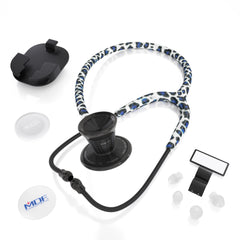 ProCardial® Titanium Cardiology Stethoscope - Tiberius Panther/BlackOut - MDF Instruments