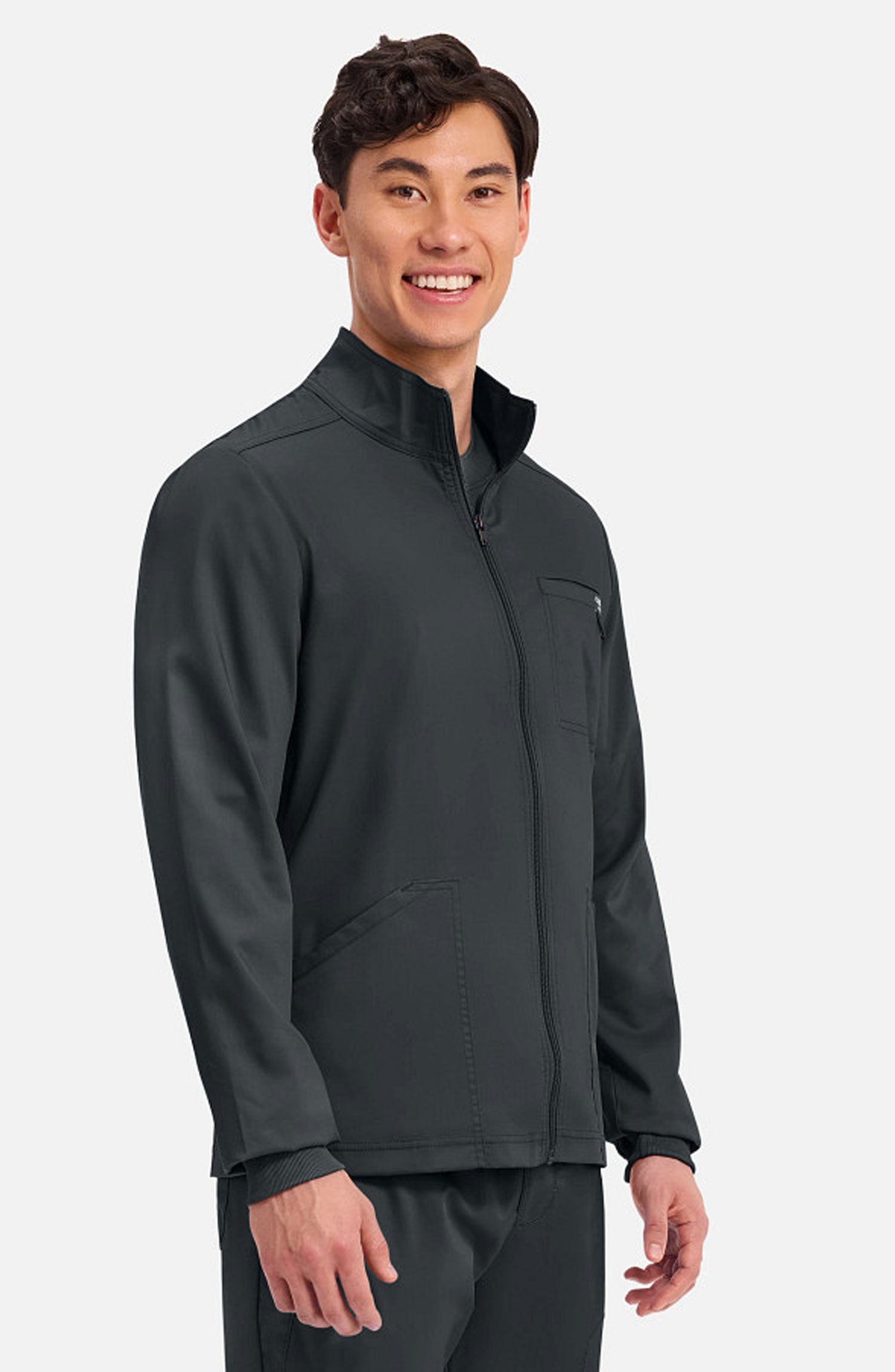Cherokee Workwear Revolution Men's Zip Front Scrub Jacket
