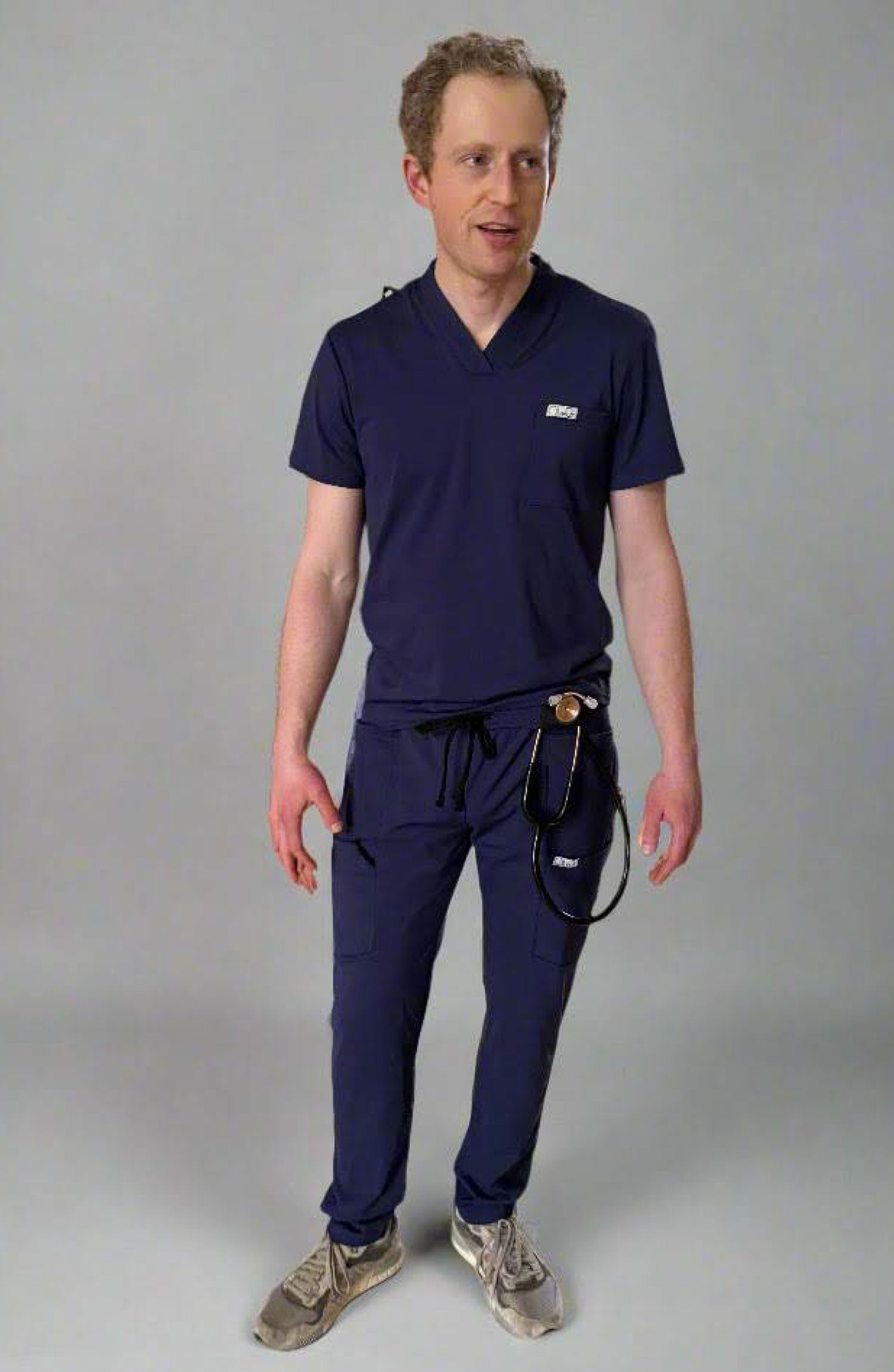 Mens Scrubs Jogger Pants OliveUs MDF Instruments