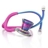 ProCardial Titanium Stethoscope MDF Instruments Bright Pink Glitter  Kaleidoscope