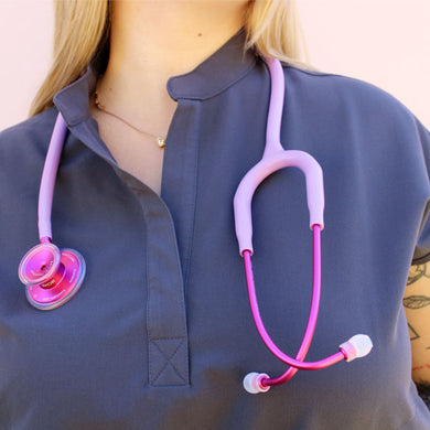 Pink Stethoscope MDF Instruments Acoustica PinkAlloy Cher Light Purple