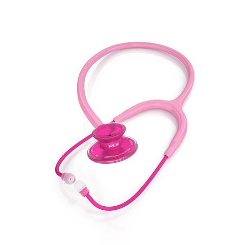Pink Stethoscope MDF Instruments Acoustica PinkAlloy Cosmo Light Pink