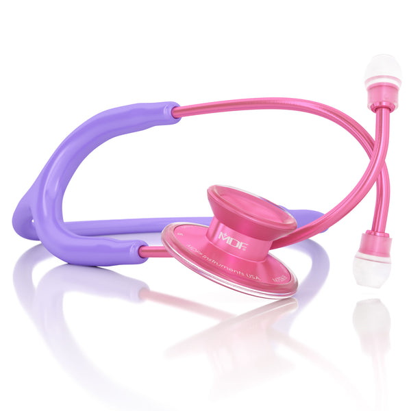 Pink Stethoscope MDF Instruments Acoustica Pinkore Cher Light Purple