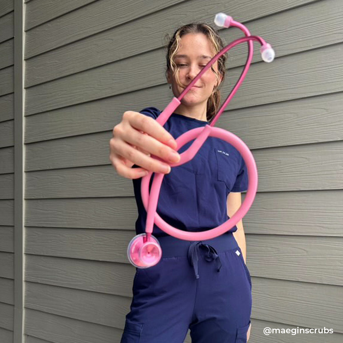 Pink Stethoscope MDF Instruments Acoustica Pinkore Cosmo Light Pink