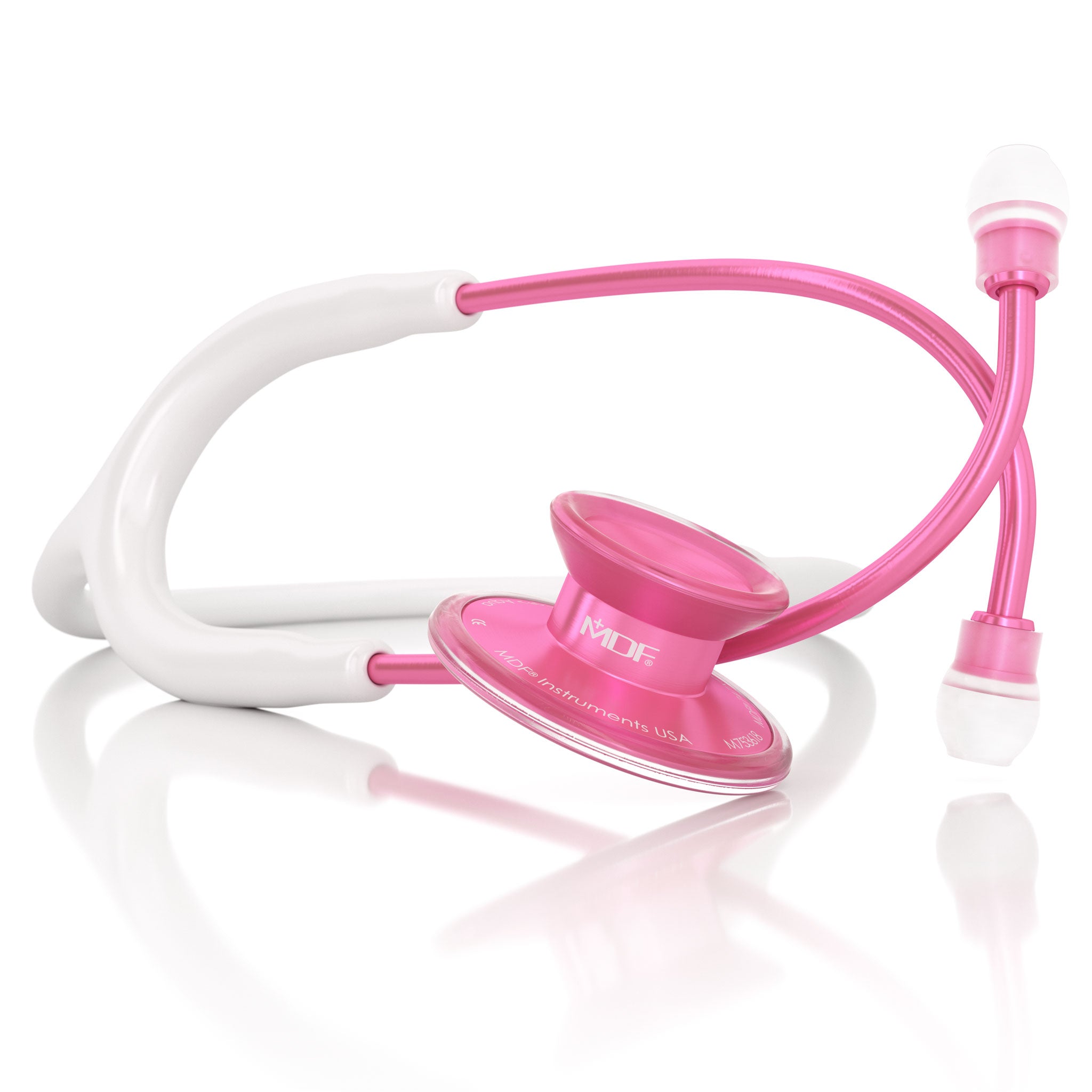 Pink Stethoscope MDF Instruments Acoustica Pinkore BlaBlanc White
