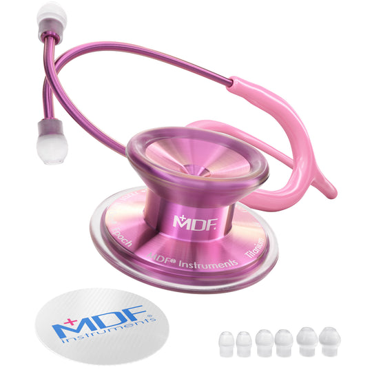 Pink Stethoscope MDF Instruments MD One Epoch Titanium Blossom and Light Pink