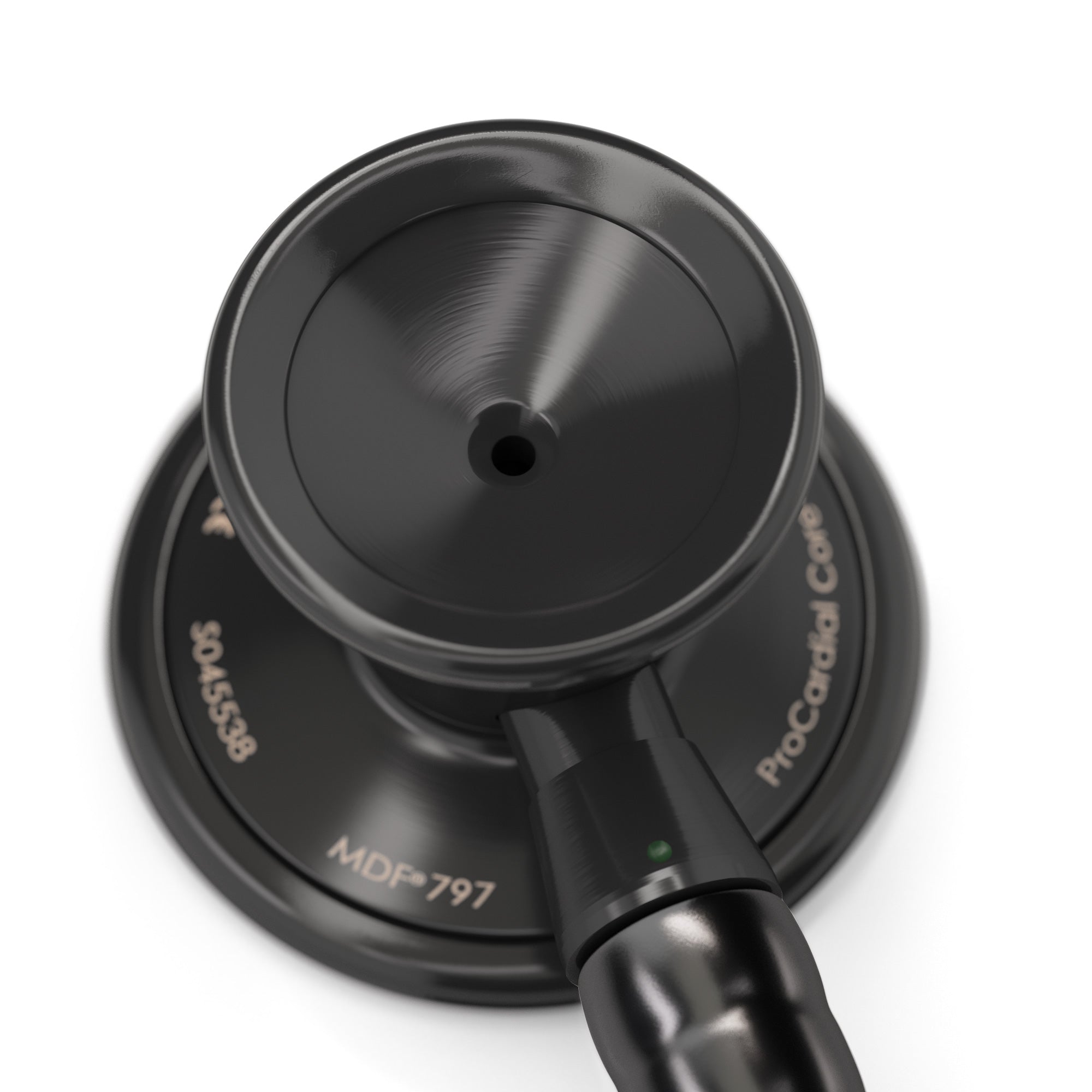 ProCardial® Stainless Steel Cardiology Stethoscope - Black/BlackOut - Engraving