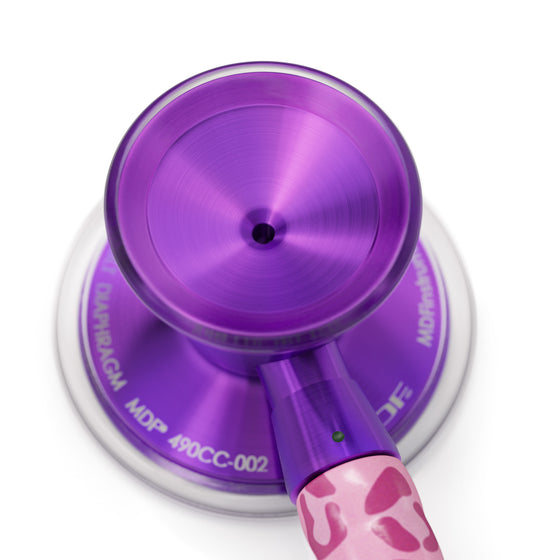 Stethoscope MDF Instruments ProCardial Titanium Mprint Pink Leopard Cougar Pynk and Ultraviolet Purple Customize with Engraving