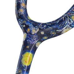 Blue Stethoscope MDF Instruments ProCardial Titanium Mprint Vincent Van Gogh Starry Night Print Go Van Gogh and Capridium
