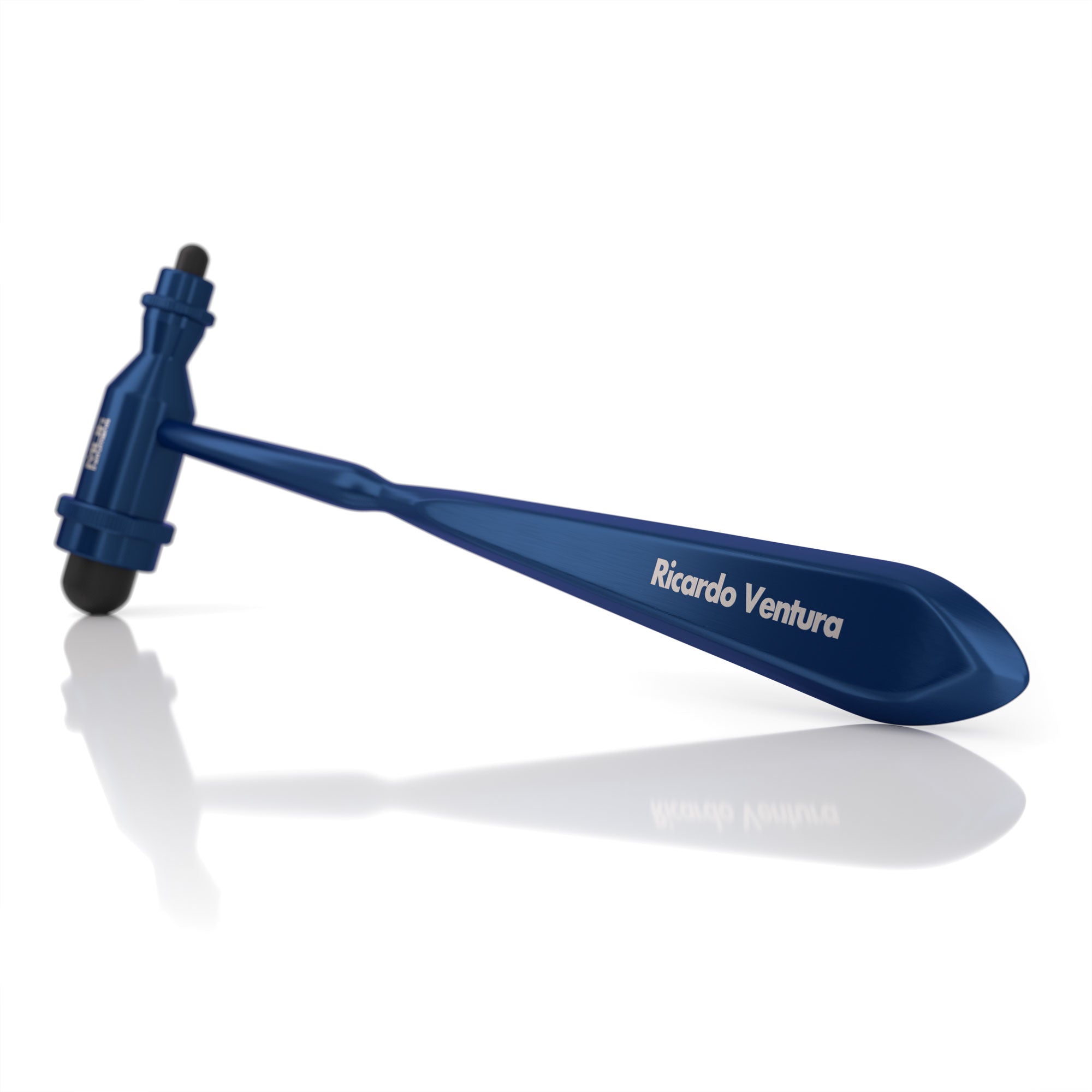 Reflex Hammer MDF Instruments Tromner Capridium Blue Custom Engraving Message