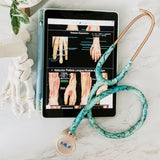 ProCardial® Titanium Cardiology Stethoscope - Turquoise/Rose Gold