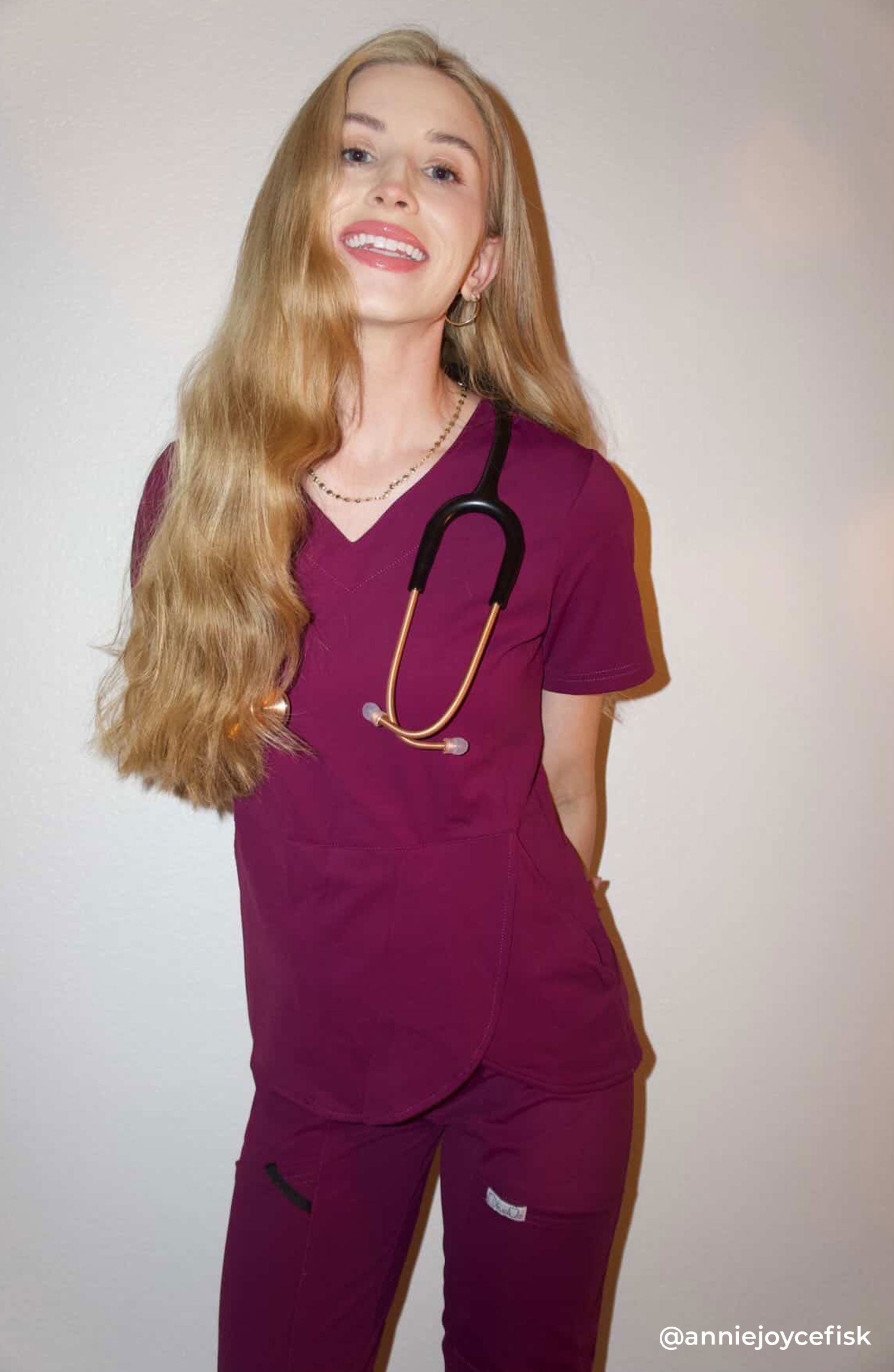 Scrub Top for Women MDF Instruments OliveUs Pendulum Top Grape Purple
