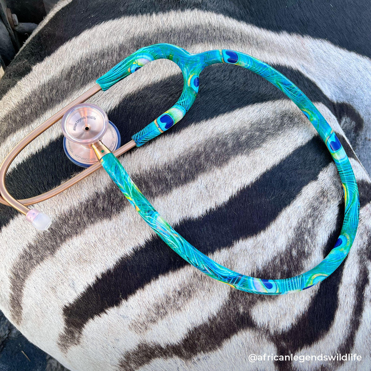 Stethoscope MDF Instruments ProCardial Titanium Cardiology Peacock Rose Gold