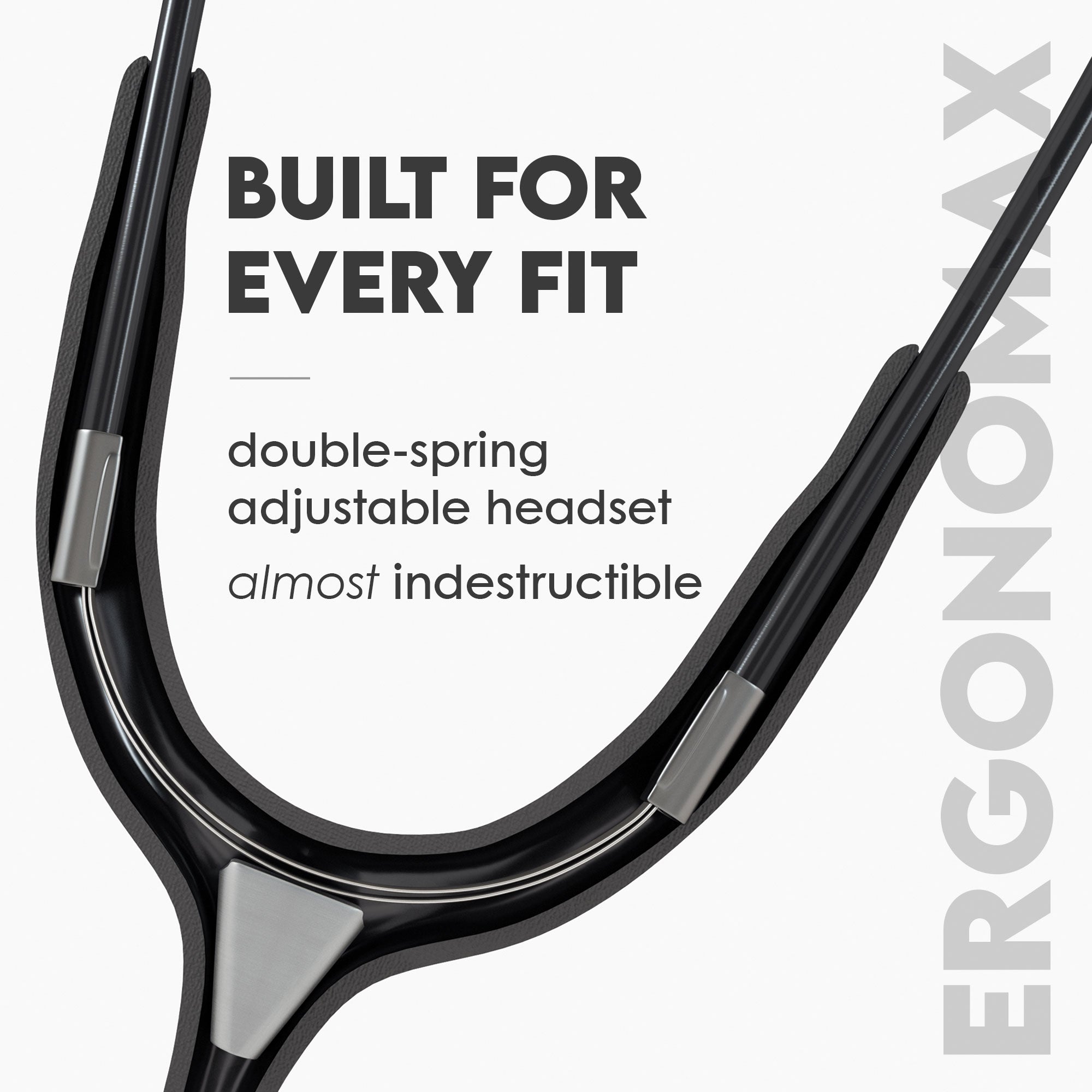 Stethoscope MDF Instruments MD One Stainless Steel Adult Dual Head BlackOut All Black