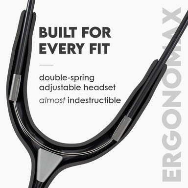 Stethoscope MDF Instruments MD One Stainless Steel Adult Dual Head BlackOut All Black