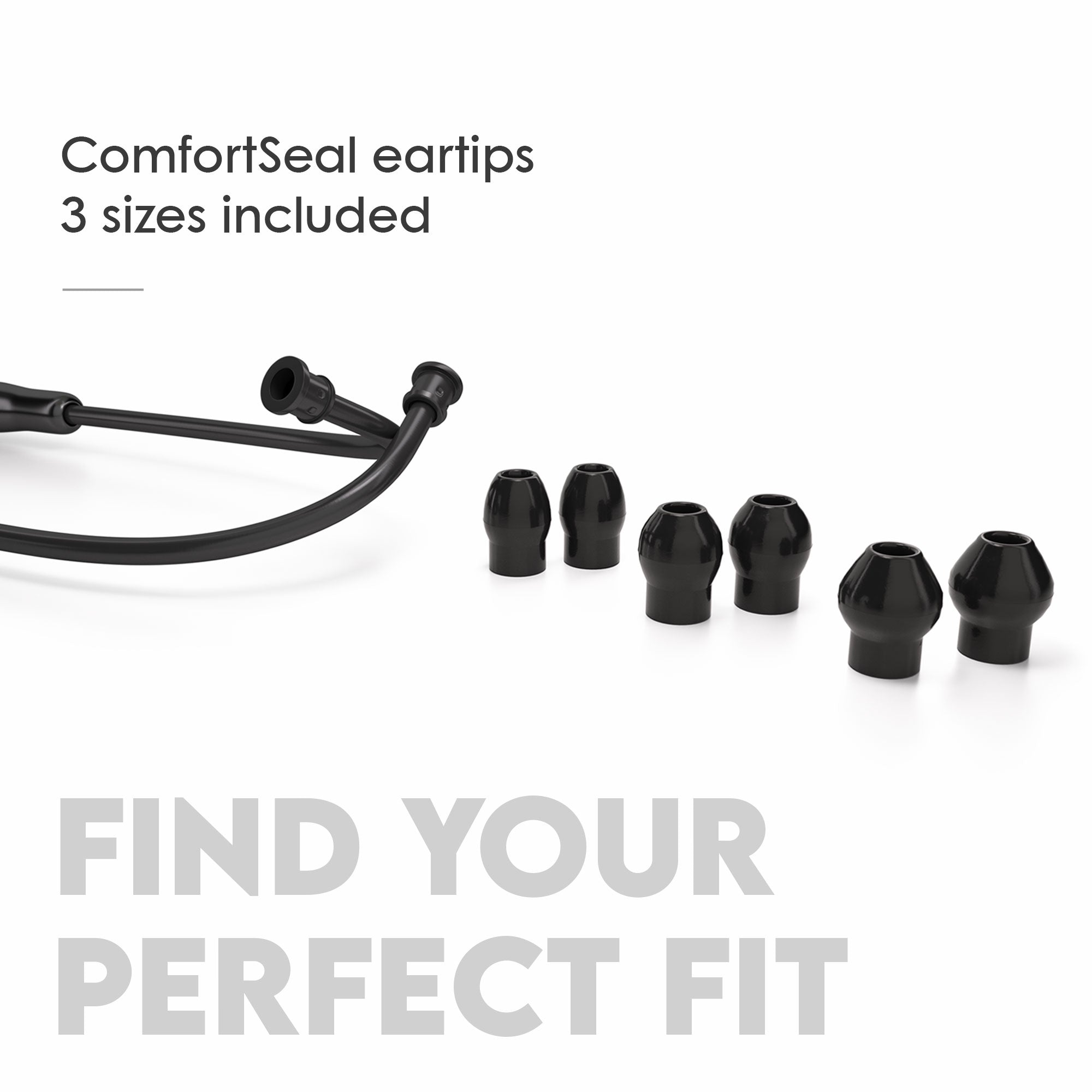Stethoscope MDF Instruments MD One Stainless Steel Adult Dual Head BlackOut All Black