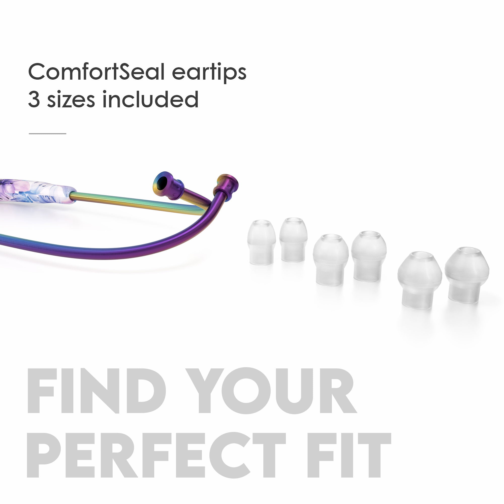 Stethoscope MDF Instruments MD One Epoch Titanium Flower Print Monet and Kaleidoscope