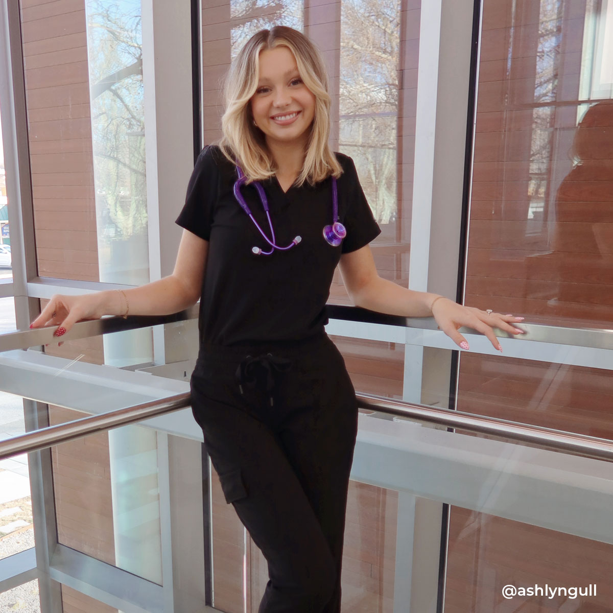 Stethoscope MDF Instruments MD One Epoch Titanium Mprint Purple Glitter and Ultraviolet