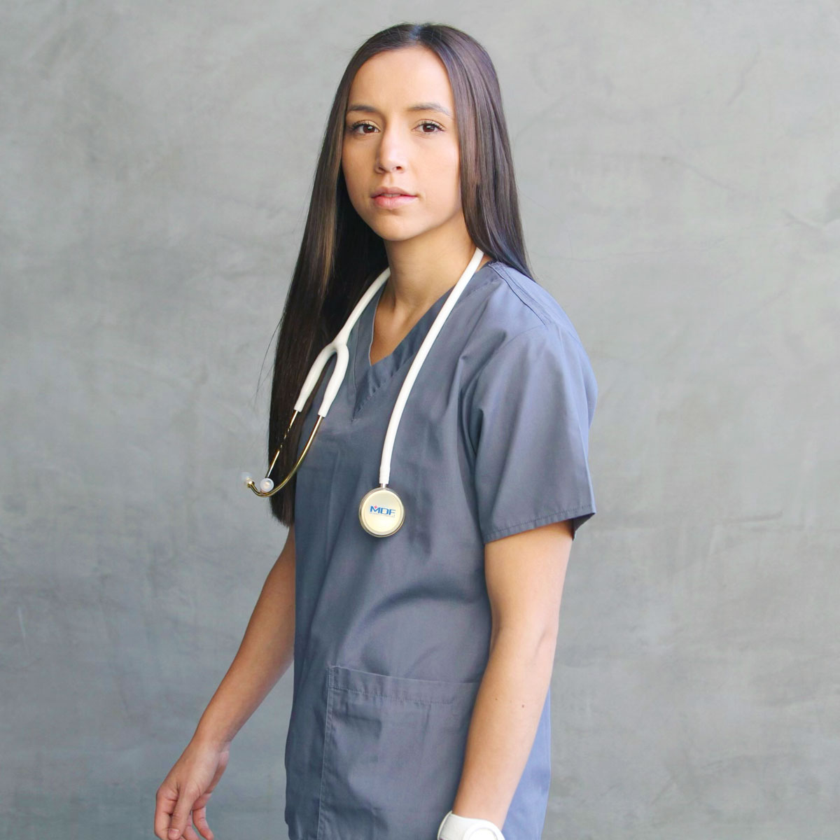Stethoscope MDF Instruments MD One Stainless Steel Adult Dual Head Gold and White
