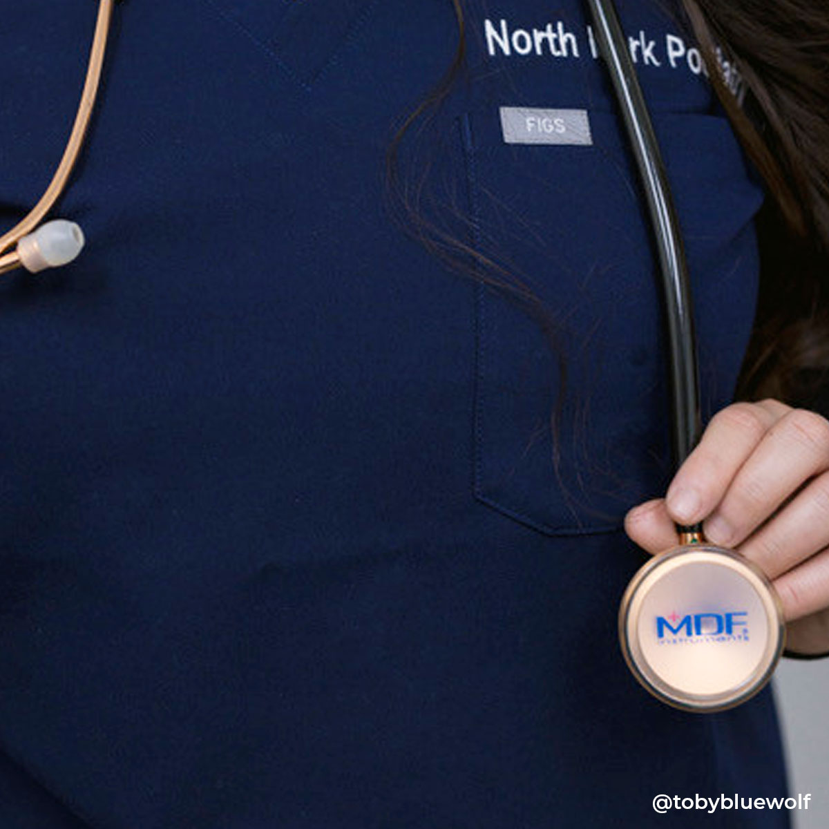Stethoscope MDF Instruments MD One Stainless Steel Adult Dual Head Rose Gold and Black