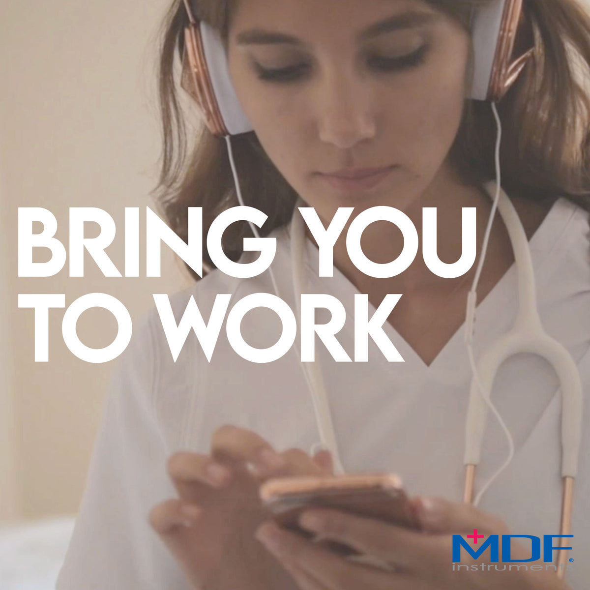 Rose Gold Stethoscopes from MDF Instruments