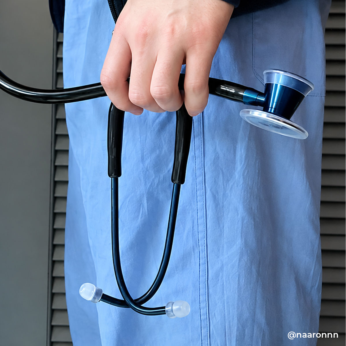 Stethoscope MDF Instruments ProCardial Titanium Cardiology Capridium Blue and Black