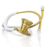 Stethoscope MDF Instruments ProCardial Titanium Cardiology White and Gold