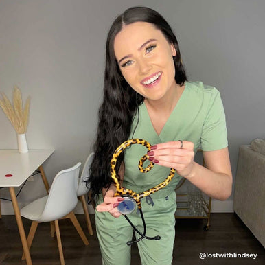 Stethoscope MDF Instruments ProCardial Titanium Cardiology Mprint Leopard Print Cheetah Blackout