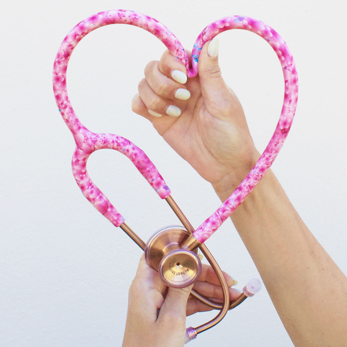 Stethoscope MDF Instruments ProCardial Titanium Mprint Sakura and Rose Gold