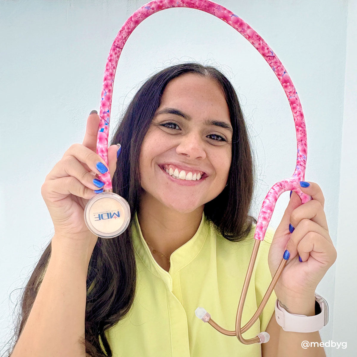 Stethoscope MDF Instruments ProCardial Titanium Mprint Sakura and Rose Gold