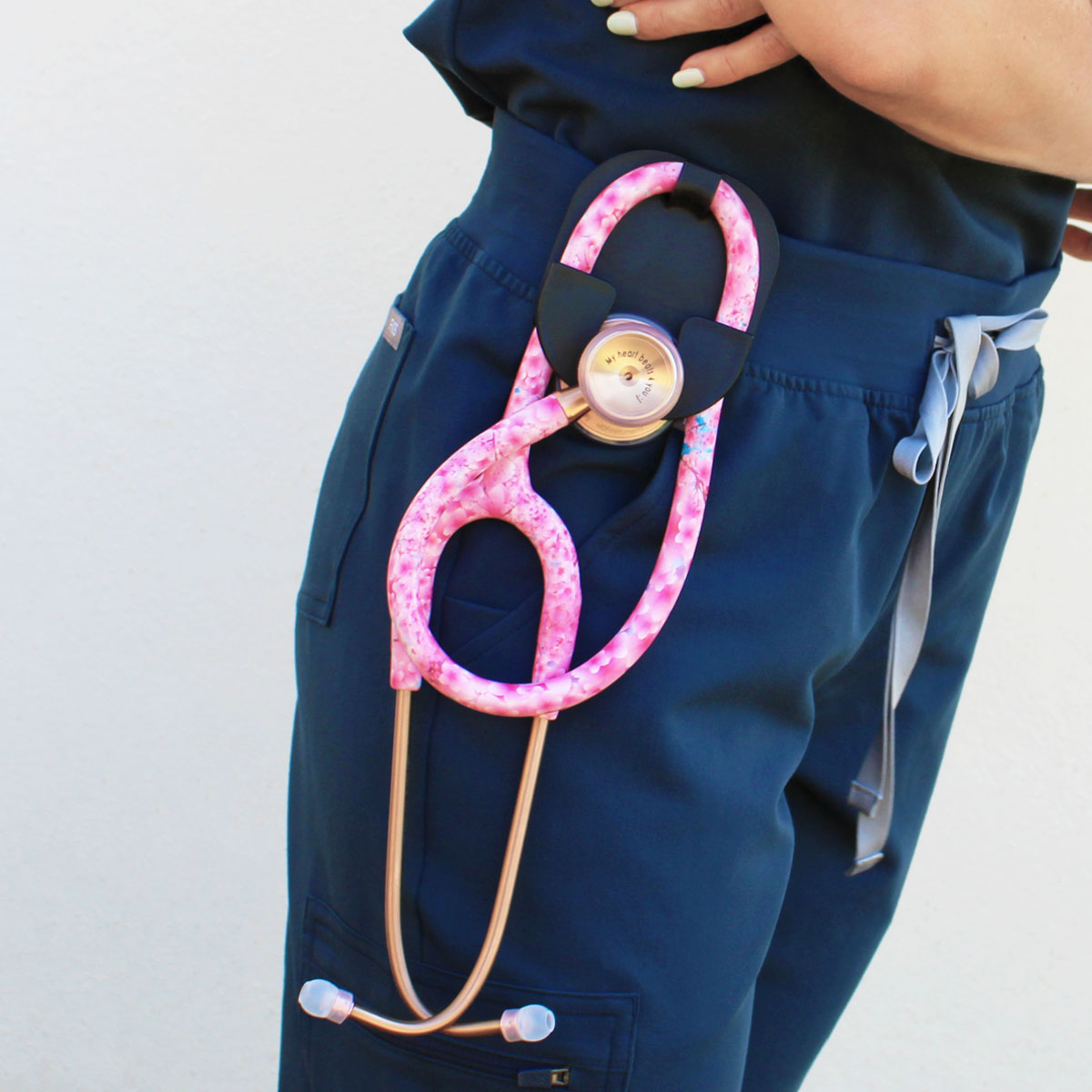 Stethoscope MDF Instruments ProCardial Titanium Mprint Sakura and Rose Gold