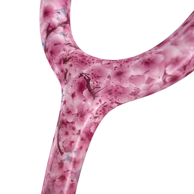Stethoscope MDF Instruments ProCardial Titanium Cardiology Mprint Cherry Blossom Print Sakura and Rose Gold Tube