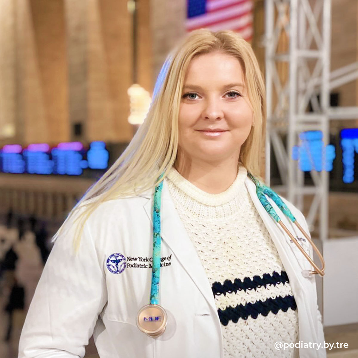 Stethoscope MDF Instruments ProCardial Titanium Mprint Turquoise and Rose Gold